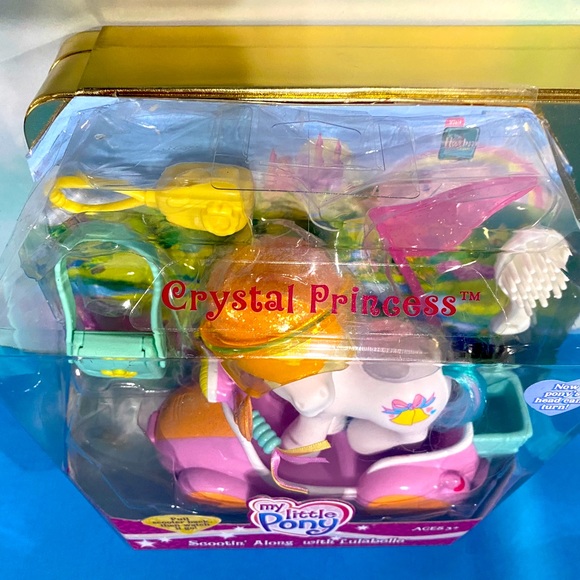 MY LITTLE PONY G3 NWT VTG 2005 CRYSTAL PRINCESS SCOOTIN ALONG WITH LULABELLE - Picture 8 of 16